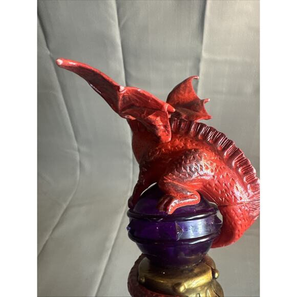 MAGIQUEST Wand Great Wolf Lodge MAGIC QUEST Wizard Red Dragon Topper Charlock - Picture 5 of 10